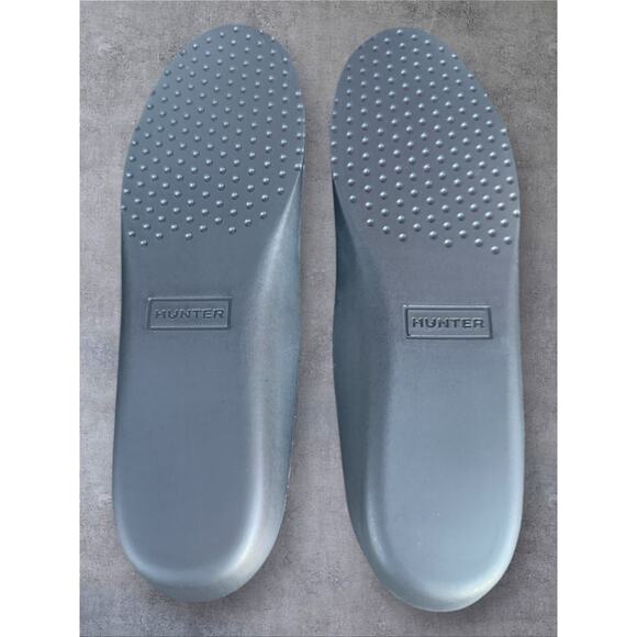 Hunter Refined Slim Fit Chelsea Rain Boots Women’s Sz 8 Green Waterproof Shoes - Picture 7 of 11